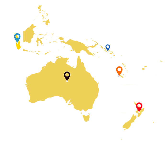 Oceania Map